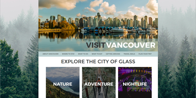 citymaker example of a city tourism website