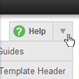 screenshot of help menu labeled with the support question mark icon